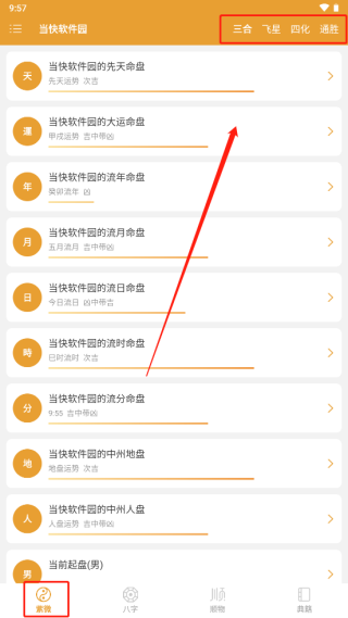 八字排盘截图