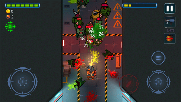 太空僵尸射手双人版（Zombie In Space）截图