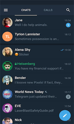 TelegramX灰色版截图